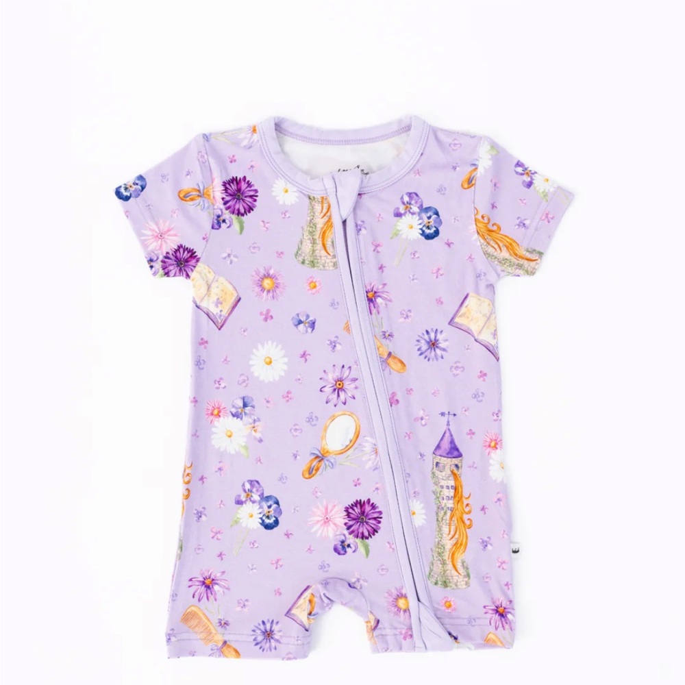 Purple bamboo rapunzel inspired shortie